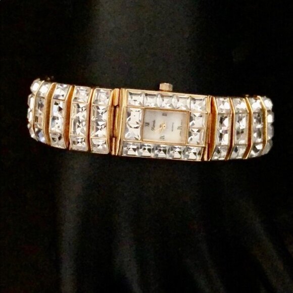 Xanadu Vintage Rhinestone Bling Dress Ladies Bracelet Watch